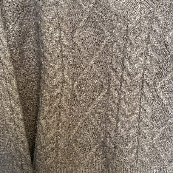 Brown Cropped Sweater - Picture 2 of 3